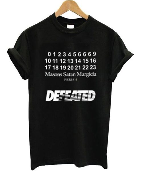 Masons Satan Margiela Perish Defeated T-Shirt (Oztmu)