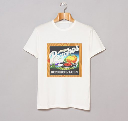 Peaches Records And Tapes T Shirt (Oztmu)