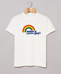 Smile If You’re Gay T-Shirt (Oztmu)