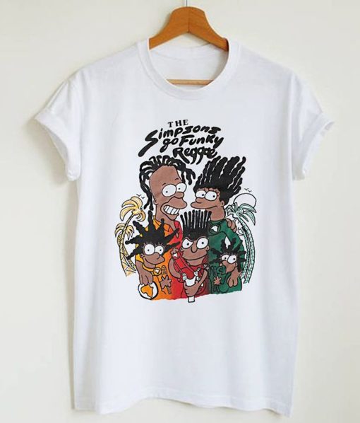 The Simpsons Go Funky Reggae T-Shirt (Oztmu)