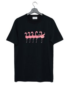 Wine And Flamingo T Shirt (Oztmu)