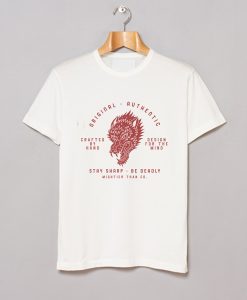 Big Bad Wolf Vintage T-Shirt (Oztmu) White
