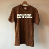 Brown cowgirl graphic T Shirt (Oztmu)