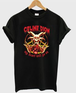 Celine Dion Heavy Metal T-Shirt (Oztmu)