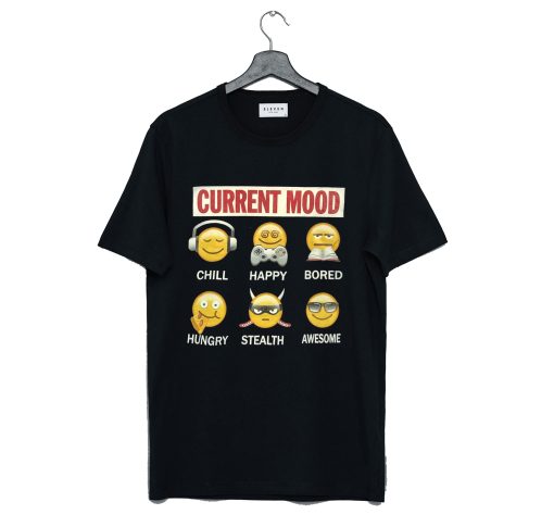 Current Mood Emoji T Shirt (Oztmu)