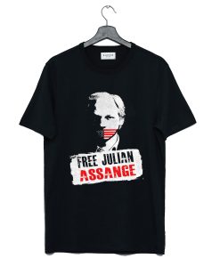 Free Julian Assange T Shirt (Oztmu)