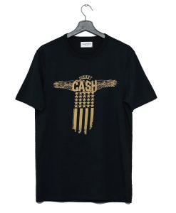 Johnny Cash American Flag T Shirt (Oztmu)