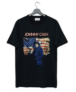 Johnny Cash USA Flag T Shirt (Oztmu)