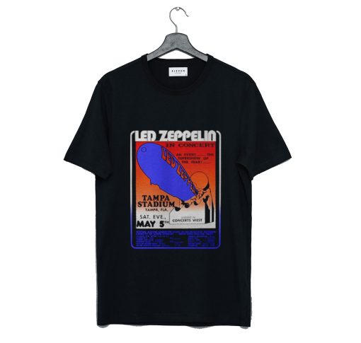 Led Zeppelin In Concert Tampa Stadium T-Shirt (Oztmu)