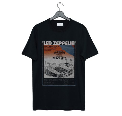 Led Zeppelin Tampa Stadium 1973 T-Shirt (Oztmu)