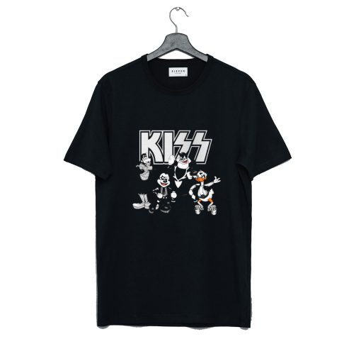 Mickey mouse and Friends Disney Kiss band T Shirt (Oztmu)