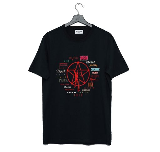 Rush – Evolution of Logo T-Shirt (Oztmu)