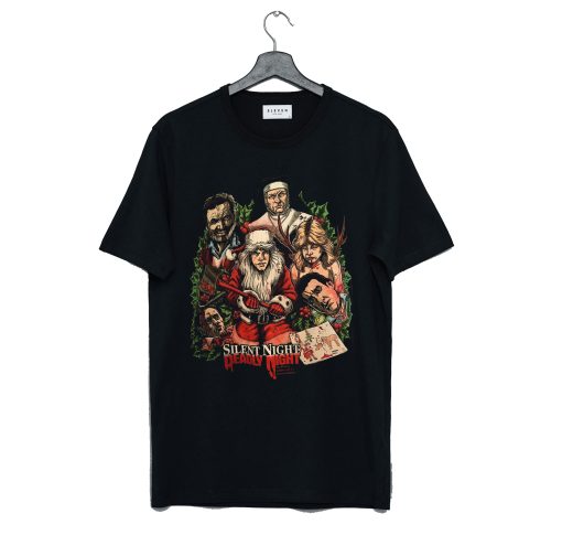 Silent Night Deadly Night Survive Christmas T-Shirt (Oztmu)