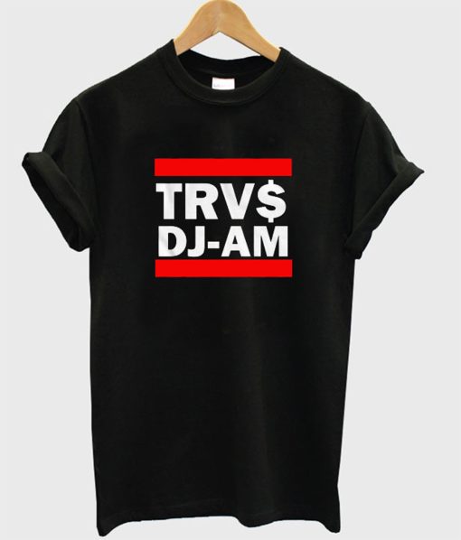 TRVS DJ-AM Black T-Shirt (Oztmu)