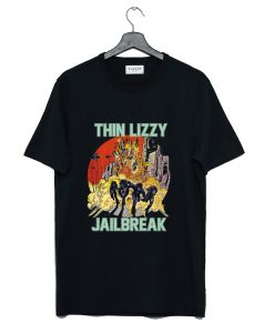 Thin Lizzy Jailbreak Explosion Vintage T Shirt (Oztmu)