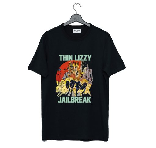 Thin Lizzy Jailbreak Explosion Vintage T Shirt (Oztmu)