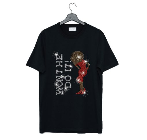 Won’t He Do It Bling Rhinestone T Shirt (Oztmu)