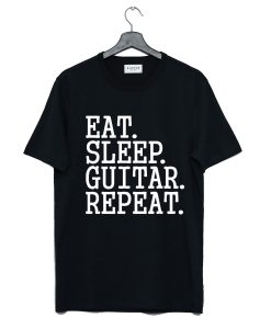 Eat Sleep Guitar Repeat T-Shirt (Oztmu)