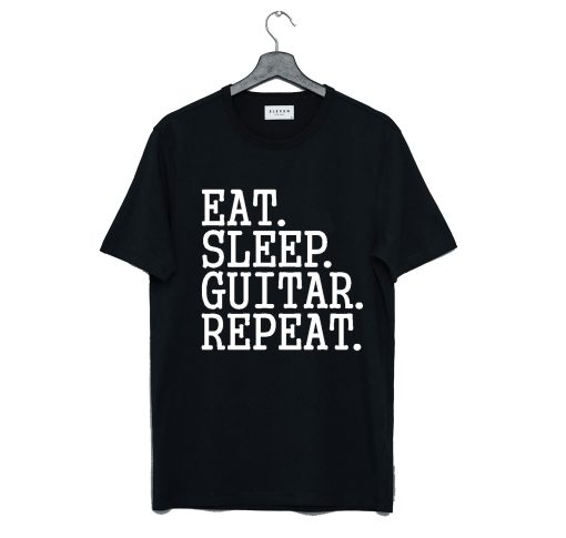 Eat Sleep Guitar Repeat T-Shirt (Oztmu)