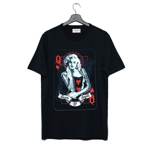 Marilyn Monroe Queen of Hearts T-Shirt (Oztmu)