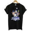 Peanuts Gang Los Angeles Dodgers Baseball Snoopy T-Shirt (Oztmu)