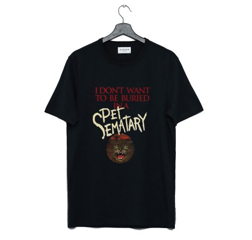 Pet Sematary T-Shirt (Oztmu)Black