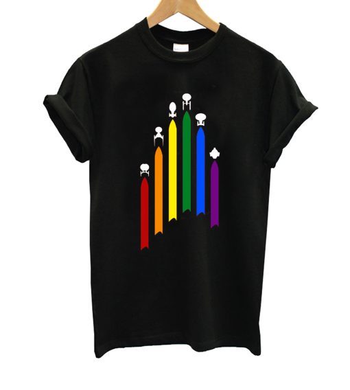 Star Trek Gay Pride T-Shirt (Oztmu)