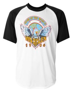 Tour worls van halen 1984 Baseball T-Shirt (Oztmu)