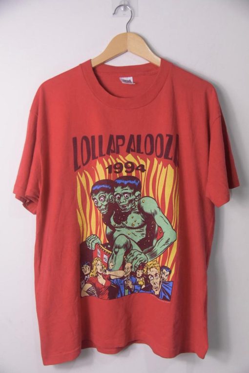 Vintage 90s Lollapalooza 1994 Tour T-Shirt (Oztmu)