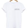 Wanderlust Noun Pocket T Shirt (Oztmu)