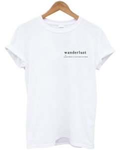 Wanderlust Noun Pocket T Shirt (Oztmu)