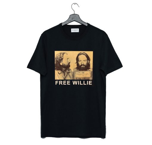 Willie Nelson Mugshot Shirt Free Willie T-Shirt (Oztmu)