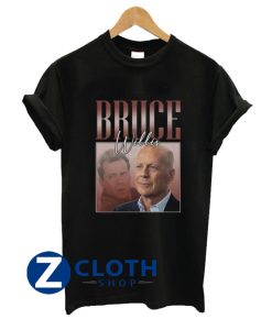 Bruce Willis Vintage 90s Movies Fan T-shirt AA