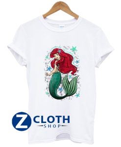 Disney The Little Mermaid Ariel Princess T-Shirt AA