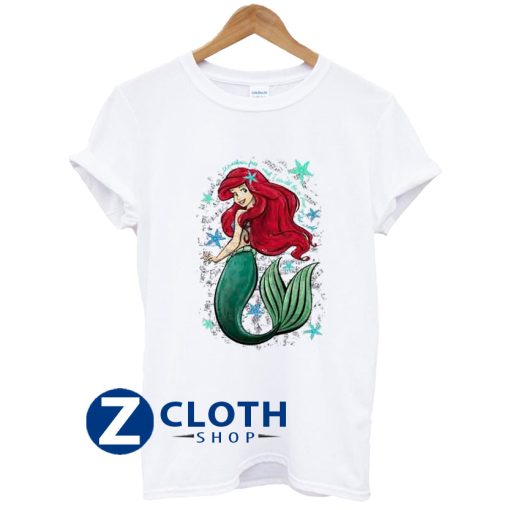 Disney The Little Mermaid Ariel Princess T-Shirt AA