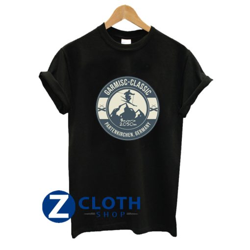 Garmisc-Classic Germany Ski T-Shirt AA