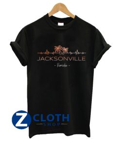 Jacksonville Florida Electric Palm T-Shirt AA