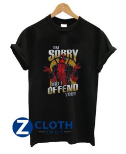 Marvel Deadpool Sorry Did I Offend Adult Tee Graphic T-Shirt AA