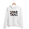 Spartans White Hoodie AA