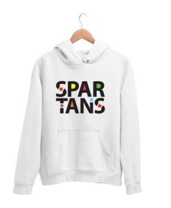 Spartans White Hoodie AA