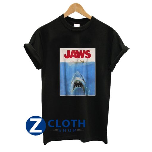 jaws classic movie graphic t shirt AA