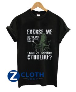 lord savior cthulhu funny parody religion t shirt AA