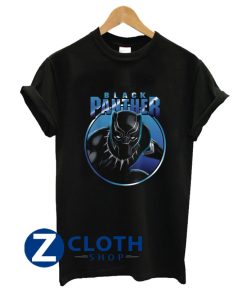 marvel avengers black panther circle portrait t shirt AA