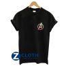 marvel avengers distressed classic logo graphic t shirt AA