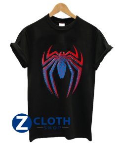 marvel spider man dot build up logo t shirt AA