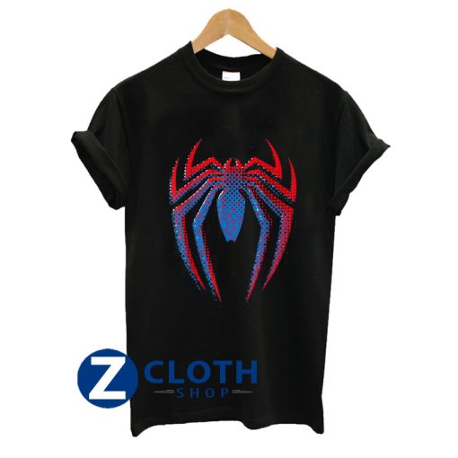 marvel spider man dot build up logo t shirt AA