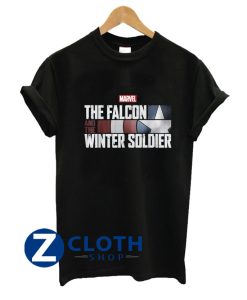 marvel the falcon and the winter soldier shield logo t shirt AA