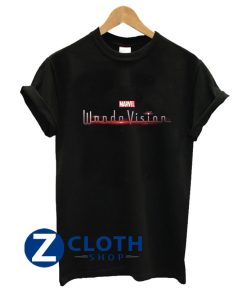 marvel wandavision official logo t shirt AA