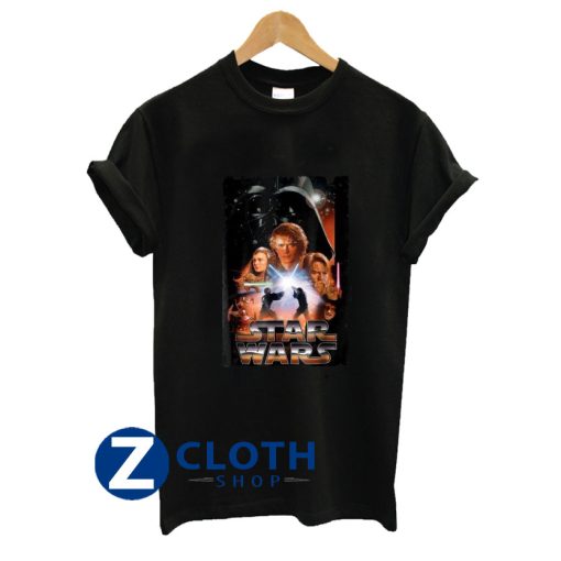 star wars revenge of the sith movie graphic t shirt ZA