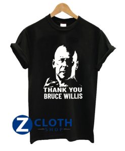 Black And White Bruce Willis 44 Years Thank You For The Memories Unisex T-Shirt AA